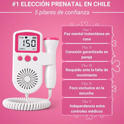 Escucha el Latido más Importante de tu Vida con FETAL DOPPLER®