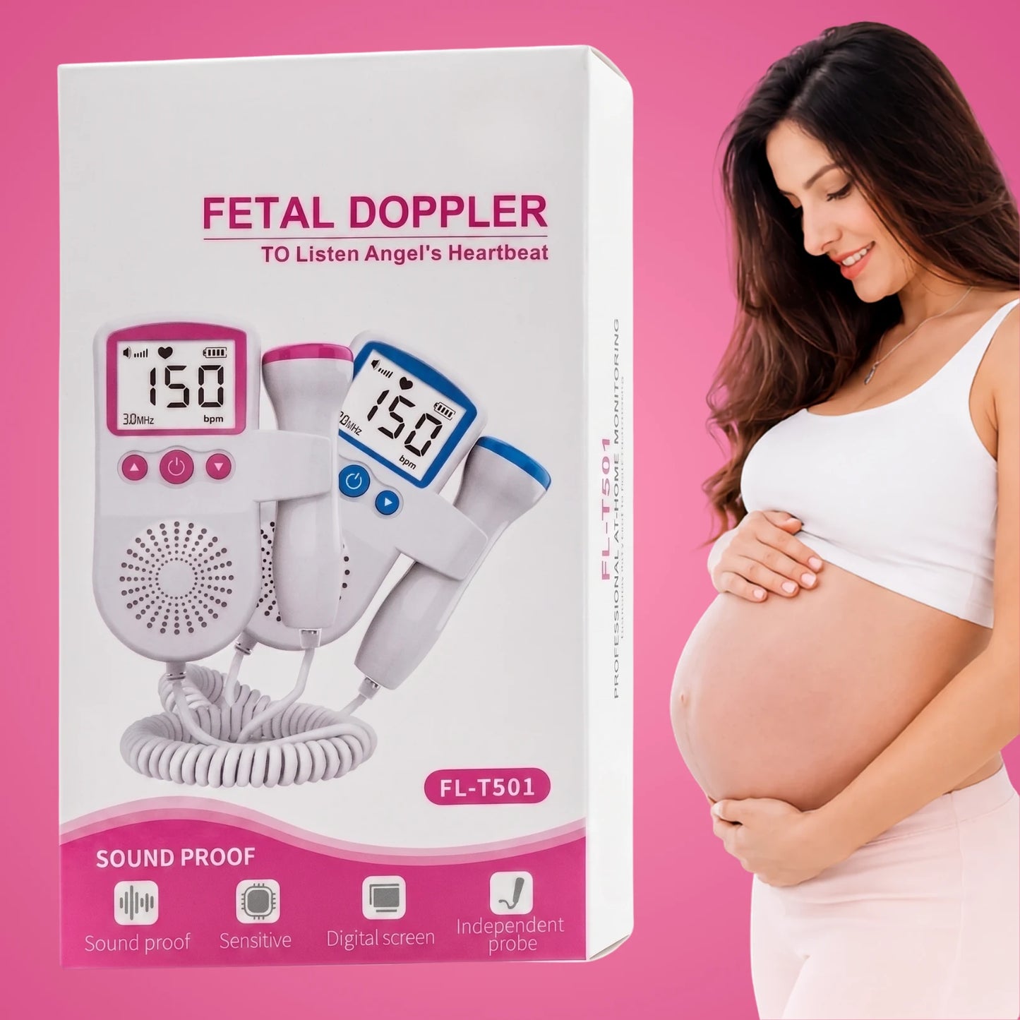 Escucha el Latido más Importante de tu Vida con FETAL DOPPLER®