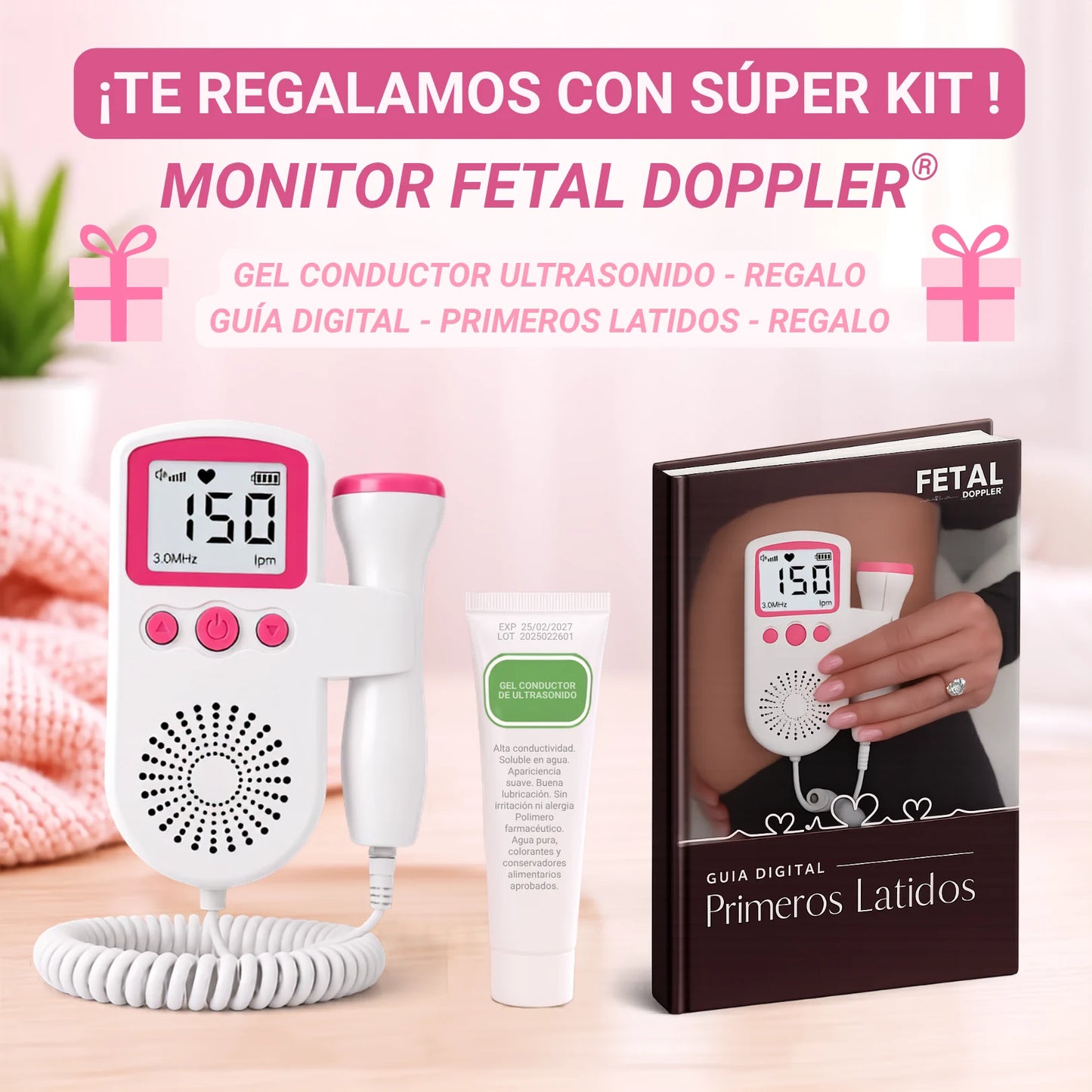 Escucha el Latido más Importante de tu Vida con FETAL DOPPLER®